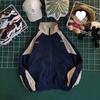 Chaqueta de Solapa Nicho de Diseño Americano de Alta Calle 2024 para Hombre y Mujer Retro Suelta Combinable Moderna Casual