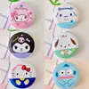 Estilo Japonés Linda Kuromi Chica Corazón Cinta Métrica Cinta Métrica Redonda Portátil Cinta Métrica Telescópica Automática Cinta Métrica Suave