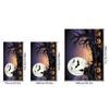 Atacado Transfronteiriço Halloween Terror Castelo de Abóbora Revestimento de Parede de PVC Sala de Estar Quarto Fundo Pintura Decorativa à Prova d'Água e Anti-incrustante