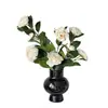 Flor Artificial de Camelia Flor de Rododendro Flor de Rosa Decoración de Mueble de TV Mesa de Comedor Decoración de Sala de Estar en Casa Decoración de Flor Artificial