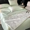 2026 Nuevo Modelo Laisai Seda de Hielo Parche Bordado Patchwork Jacquard Tencel Lavado Colcha de Verano Colcha de Aire Acondicionado Juego de Cuatro Piezas