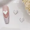Arte de Unhas Estéreo Coração de Pêssego Joias de Coração Liga em Forma de Coração Decoração de Unha Estilo Quente Popular Acessórios Arte de Unhas Joias DIY