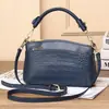 Bolsa Feminina 2026 Nova Bolsa Feminina de Couro Genuíno Bolsa Transversal Bolsa de Mão Padrão Crocodilo Bolsa de Ombro Douyin Live Kuaishou 3633