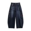 Marca de Moda Jiayiku 2025 Nuevo Estilo Americano Peto Holgado Jeans Lavados Vintage Pantalones Rectos de Pierna Ancha para Hombre y Mujer