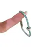 Pulsera de Vid trenzada con Cuerda Azul Plata Pulsera de Mano Joyería Hecha a Mano Diseño de Nicho Temperamento de Lujo Ligero Sensación de Alta Gama Nuevo Artículo Caliente 2026