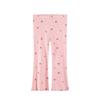 Roupas Infantis Novas para Meninas Primavera e Outono Roupa Exterior Princesa Coração de Carta para Bebê Leggings Versáteis Elegantes Leggings