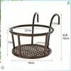 Gancho para Barandilla de Balcón Colgador para Macetas Colgante Antirrobo Estante de Almacenamiento para Colgar en Ventana Soporte para Flores Soporte de Hierro para Exterior en Repisa de Ventana