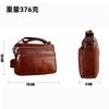 Bolsa Cruzada Nueva de Cuero de Vaca de Capa Superior para Hombres y Mujeres, Bolso de Mano, Bolso de Hombro, Maletín Multifuncional de Negocios para Recolección de Dinero