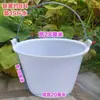 Cubo de Goma Extra Grueso, Duradero y Resistente a Caídas, Adecuado para Transportar Agua, Plantar Flores, Lavar Verduras, Uso Doméstico y como Cubo de Basura