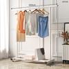 Secador de Roupas Dobrável de Chão para Uso Interno com Barra Única, Cabideiro para Quarto, Suporte Simples para Secar Roupas Doméstico