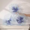 Decoração de Casamento Flores Artificiais Casamento de Hotel Corredor Flores de Rede de Seda Adereços de Decoração de Palco Flores Tridimensionais Suprimentos para Casamento