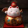 Le Meow Cerâmica Pintada Forno Yakushi Japonês Genuíno Ornamentos Gato da Sorte Cofre Gato