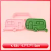 Série Exterior Formas de Biscoito Série Exterior 3D Desenho Animado Formas de Biscoito Animação com Massa DIY Impressão de Simulação