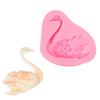 Molde de Silicone 3D Cisne para Fondant Molde de Chocolate Silicone de Alta Qualidade Inodoro C033