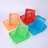Cesta de Plástico para Lavar Verduras, Frutas y Alimentos, Cesta de Almacenamiento Cuadrada Pe, Distribución de Almacén, Colador Cuadrado para Joyería, Transfronterizo