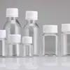 La Fábrica Tiene Stock Listo de Botellas de Plástico para Mascotas, Botellas de Muestra, Botellas de Plástico de 15 ml, Botellas Transparentes con Dispensador y Botellas de Medicina de Liberación Rápida