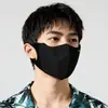 Máscara de Proteção Solar Ruiya para Homens, Máscara de Ciclismo de Verão, Estilo Moderno de Alto Padrão, Seda de Gelo Respirável, Anti-UV, Preto