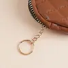 Cartera para Monedas con Cremallera Bordada Exquisito Cuero Suave para Mujer 2025 Nueva Moda Cartera para Monedas de Gama Alta Mini Cartera Pequeña
