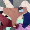 Ropa Interior de Tanga Sin Costuras Transfronteriza Europea y Americana para Mujer, Ropa Interior de Seda de Hielo de una Sola Pieza para Mujer, Ropa Interior Sexy de Algodón Puro con Corte Casual para Mujer