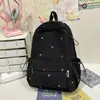 Mochila Escolar Versátil Estilo Coreano para Estudiantes de Secundaria y Preparatoria Femeninas, Fresca y Linda, Gran Capacidad, Linda Mochila de Doble Hombro para Viajes para Estudiantes Universitarios