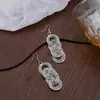 Pendientes de Gancho Geométricos Huecos Exagerados Europeos y Americanos Transfronterizos, Pendientes de Personalidad de Estrella de Cinco Puntas y Mariposa Multicapa Simples