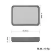 Capa de Silicone para Painel de Controle Switch Kukirins1Max Preto Botões do Painel de Controle Capa Protetora Anti-Poeira Antiderrapante Acessórios
