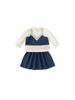 Youbao Huzhou Zhili Ropa Infantil Traje para Niñas Primavera y Otoño 2026 Chaleco de Mezclilla Infantil Conjunto Casual de Tres Piezas para Niñas Pequeñas