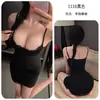Lingerie romântica de noite longa vestido de seda sexy de renda desejo puro tentação para seios pequenos pijama uniforme qqny1116