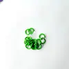 Anillos Abiertos de Hierro de Colores Pintados de 1.2*8mm y 1.2*10mm Anillos de Conexión Accesorios para Pulseras Collares Llaveros En Stock