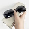 TY253 Marco Dorado Piezas de Té Tono Vibrante Explosiones Anti-UV Nueva Llegada Sin Marco Recortados Moda Gafas de Sol