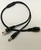 Suministros del Fabricante Cable Conector Negro de Uno a Tres Dc5521 Cable de Alimentación Dc1 Minuto 3 Cable Conector para Tira de Luz Led Cable Dc