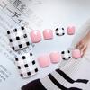 Usar parche de uñas parche de uñas uña postiza producto terminado removible pieza de uña del pie uña del pie pegatina de uñas J38