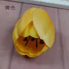 Flor de Tulipa Simulada Cabeça de Flor Oca Pode Ser Usada como Lâmpada de Flor Solar LED 6cm Artesanal DIY Flor de Seda de Osso Falsa