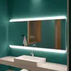 Espelho Quadrado para Banheiro Espelho Inteligente com Luz LED Desembaçador Tela Sensível ao Toque Sensor Espelho Iluminado Personalizado