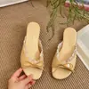 Sandalias planas antideslizantes de estilo francés y de hadas para mujer, adecuadas para el verano, nuevo modelo 2026, versátiles con faldas, sandalias casuales