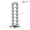 Suporte de Exibição Gatling, Suporte de Espada, Porta-Espada, Rack de Armazenamento de Chão, Rack de Exibição Horizontal com Múltiplos Furos