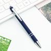 Pluma de Pegamento en Spray con Botón Pulsador de Varilla Metálica de Aluminio Más Vendida Bolígrafo Táctil de Oficina Fabricante Venta al Por Mayor con Logo Imprimible