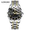 Longbo Longbo productos genuinos Reloj de Hombre Impermeable Luminoso Reloj de Doble Calendario Reloj de Hombre Cuarzo Dominante para Hombre Venta al por Mayor