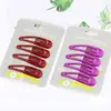 Presilha de franja para garota popular do Taobao, presilha de bebê tipo gota, 4 cores, presilha BB, grampo de cabelo infantil, Ting mulheres, Atacado