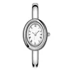 2026 Nova Pulseira de Banheira Oval Relógio Feminino Números Romanos Retro Simples Relógio Feminino Relógio de Quartzo Relógio de Prova