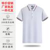 Polo com lapela Manga curta Camisa Cultural Publicitária para Grupo Corporativo Algodão Camiseta Roupa de Trabalho Logo Personalizado Impressão Bordar