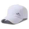 Gorra de verano para exteriores a prueba de sol de secado rápido para hombre para viajes transpirable con perforaciones malla completa gorra de béisbol estampada gorra de montaña con visera