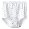 Ropa interior de anciana bragas para mujer mediana edad y ancianos transpirables holgadas talla grande de cintura alta algodón puro todo algodón triángulo bragas para personas mayores