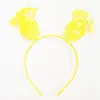 Comercio Exterior Feliz Cumpleaños Color Caramelo Amazon Más Vendido Diadema de Plástico Accesorios para el Cabello Fiesta de Cumpleaños Venta al por Mayor