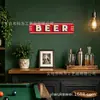 Decoração de Bar de Cerveja Placa de Lata Decoração Criativa de Parede Pintura em Folha de Flandres 10*40cm Placa
