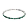 Pulseira Hip-Hop 3mm 4mm Estilo Europeu e Americano Unissex Atacado Joias Transfronteiriças Pulseira com Zircônia Microincrustada Mais Vendida na Amazon Ebay