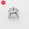 F136 Aleación de Titanio Cuatro Garras Base Redonda Rosca Exterior Hueca Montura Redonda de Diamante para Pendiente Joyería para Perforaciones Accesorios