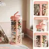 Contenedor de almacenamiento para muñecas para uso doméstico, gran capacidad para juguetes de peluche y animales de peluche para niños, contenedor transparente organizador y de exhibición