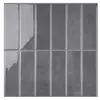 Adhesivos de Azulejo Decorativos para Colgar en la Cocina, Diseño Grueso Tridimensional Autoadhesivo, Rayas Verticales, Sencilla Renovación, Pegatinas de Renovación