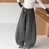 Pantalones casuales para niña para primavera y otoño 2026 nuevo dulce estilo coreano de algodón acampanados para niños mayores transfronterizos